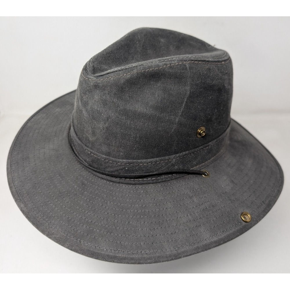 Henschel Hat Cowboy Canvas Medium Gray Western Outback Style Mens USA Outdoor